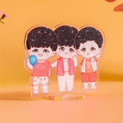 China Plastic Fabrication Custom Laser Cutting Printed Photo Cartoon Celebrity Anime Acrylic Standee for sale