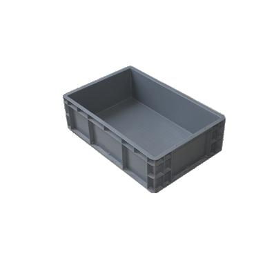 China Resistant To Oil Standard Plastic Logistics Stacking Storage Moving Boxes Euro Warehouse for sale