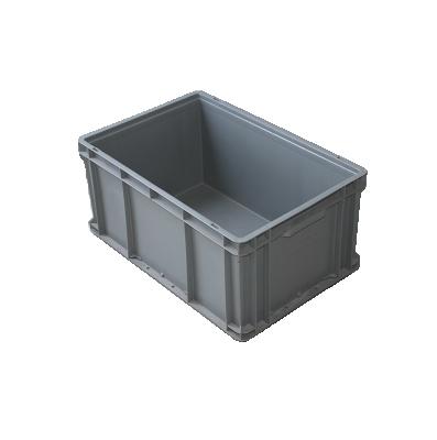 China Euro Plastic Warehouse 600*400*280 Logistics Transportation Turnover Box Eco - Friendly for sale