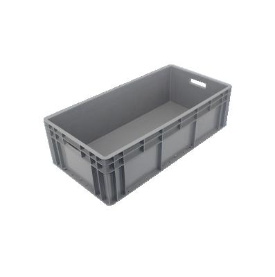 China china 400*800*230 wholesale stackable and stackable cheap warehouse logistics industrial plastic crates for sale