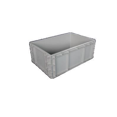 China Solid EU Warehouse Box Wholesale Box Logistics Plastic Container Storage Stackable Crate For Industry for sale