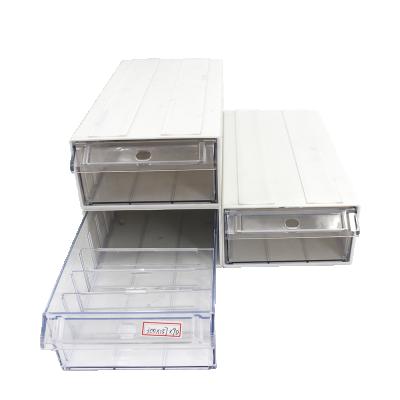 China Small Stackable Plastic Drawer Organizer Small Cabinet Drawer Parts Storage for sale