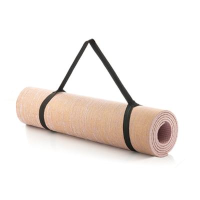 China Tear Resistant/Waterproof/Easy To Clean Premium Non-Slip Natural Anti-Tear Floor Exercise Fitness Jute High Density Yoga Pilates Mat For Adult for sale