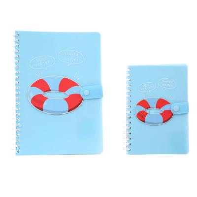 China Spiral promotion pp a5 paper cover with customized printed spiral notebook notebook diary for sale