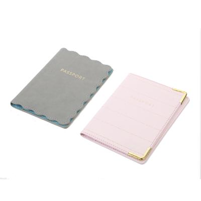 China Fashion Amazon Promotion Gift Leather PU Refill Style Customized Design Passport Holder for sale