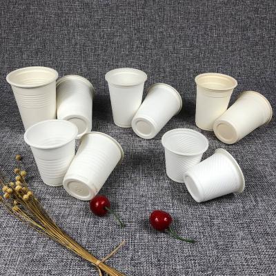 China Cornstarch Y17 Promotion 15%off bio degradable cornstarch coffee pla cup brown corn starch 220 ml cold water drink capsule with lining 8oz for sale