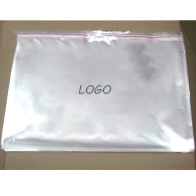 China Casual Custom Non-sticking Self Sealing Apparel Plastic Mouth Sealing Opp Bag Transparent Garment Pouch Self Seal Bag for sale