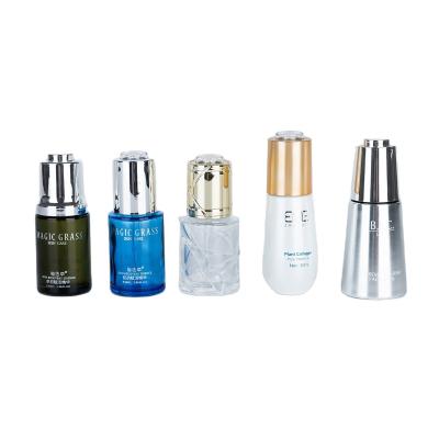 China 30ml Glass Rotate Dropper Bottle for Shampoo Serum and Essence in High Capacity for sale