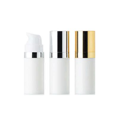 China Mini Sample Bottle 5ml 10ml Airless Cosmetic Pump Bottle for Personal Care Perfume for sale