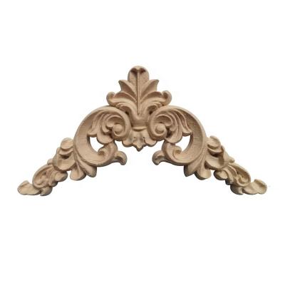 China Chinese High Quality CNC Carving Antique Decorative Wood Appliques Braces For Furniture Vintage for sale