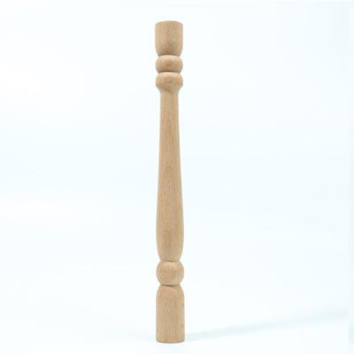 China Factory Direct Chinese Classical Texture Beautiful Design Moisture-proof Wooden Baluster for sale