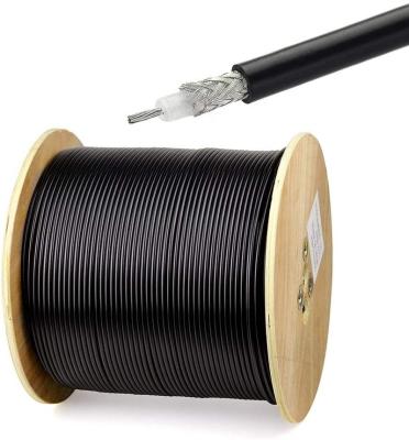 China Because/CCS Siamese CCTV Camera RG58 Coaxial Communication Cable 305m Manufacture RG58 Price Rg58 1000ft Blue Black White for sale