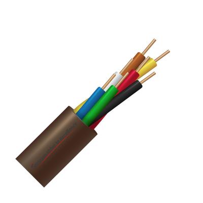 China Control Cable 1P/2P/4C BUS CABLE Twisted Pair Smart Home Alarm Cable Solid Copper Shielded Cable for sale