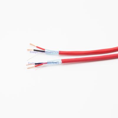 China Fire Alarm Cable Security Cable 4/6/8 Core Fire Alarm Cable With LSZH FR-PVC Jacket Red Copper Wire for sale