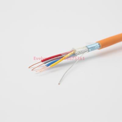 China Safety fire resistance cable 2core 4core 1.5mm2 or 2.5mm2 100m reel protected 4c fire alarm cable alarm cable for sale