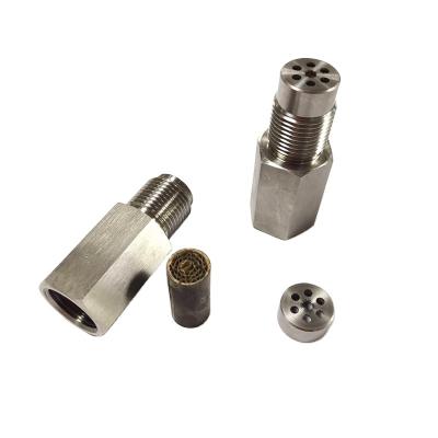 China Factory equipment China high precision cheap cnc machining ss304 auto oxygen sensor fittings parts for sale