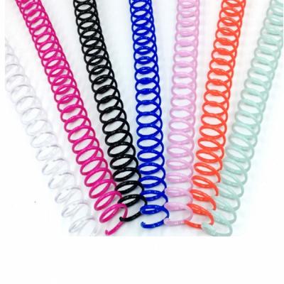 China Binding Ring Plastic Spiral Wire For Loose-leaf Coil Binding Wire Notebook Plastic Binding Loose-leaf Spiral Book Binding for sale