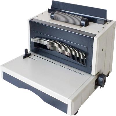 China EC8706 Book desktop electric spiral binding machine/A3/F4/A4/Letter spiral coil electric plastic binding machine for sale