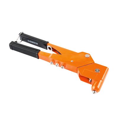 China Stronger Structure KENDO 360 Degree Rotatable Head Nut Hand Riveter Gun for sale