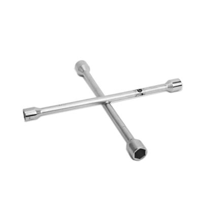 China Carbon Steel KENDO Cross Rim Wrench Hook Spanner Wheel Wrench for sale