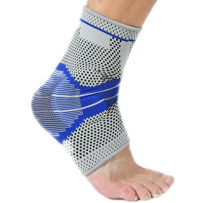 China Active Performance Support Relief Ankle Brace / Gel Pads Support Sleeve for sale