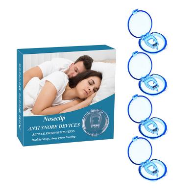 China Anti Snoring Anti Snoring Device - 4 Pack Soft Silicone Anti Snoring Magnetic Nose Clip#ZHBJ-006 for sale