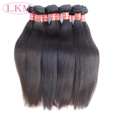 China Pure Top Quality Virgin Indian Human Hair 10A Straight Wave Hair for sale