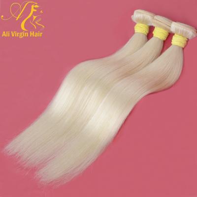 China Can Be Dyed / Can Be Permed Wholesale 613 Straight Body Wave Hair Weave Bundles Silky Closure Hair Weave Blonde Straight for sale