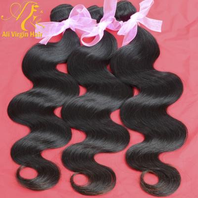 China Can Be Dyed / Can Be Permed Grade 9A Brazilian Virgin Hair Factory Outlet Price Free Shipping 3PCS/Lot Ali Virgin Body Wave Human Hair Free Shipping for sale