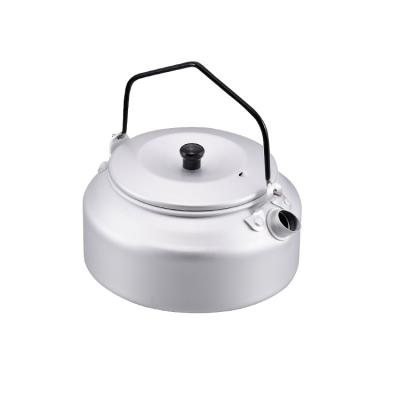 China Lightweight High Quality Anodized Traveling Outdoor Camping Kettle Aluminum Kettle for sale