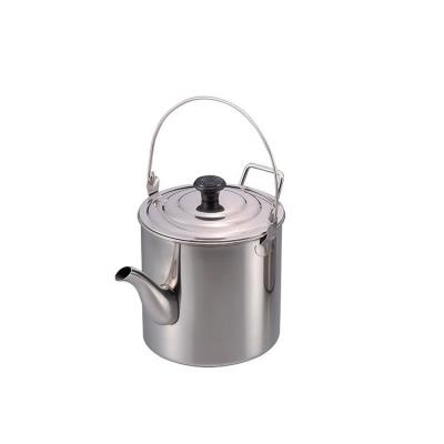 China 2021 New Product Kitchen Utensil Cookware Outdoor Camping Stainless Steel Water Kettle Stocked for sale