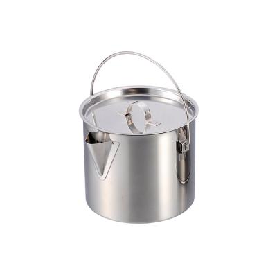 China Hot Selling Portable 1.4L Water Pot Stainless Steel Teapot Eco-friendly Increasing Teapot For Camping for sale