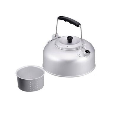 China Durable Durable Outdoor Kitchen Harmless Aluminum Camping Tea Kettle Water Kettle for sale