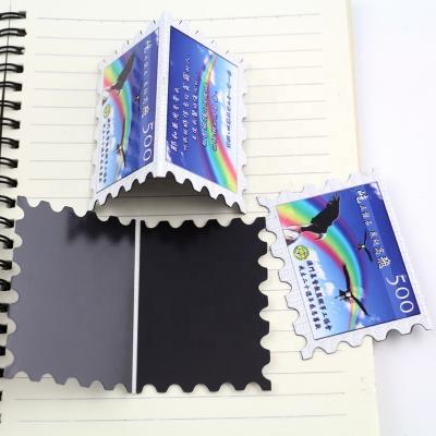 China China Fresh And Multifunctional Personality Shape Stamp Bookmark With Magnet And Paper Printing for sale