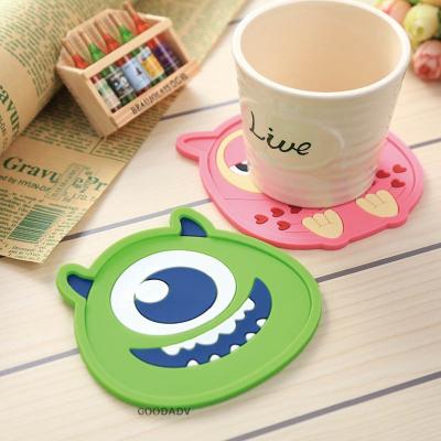 China Guangzhou Sustainable Factory 2d Custom Rubber Coasters Made In China for sale