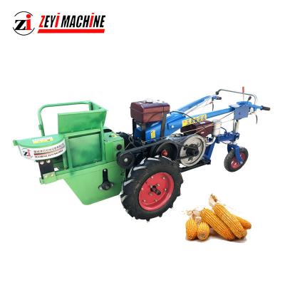 China Brand New 6286 Rice Quality And Design Walking Tractor Mini Corn Harvesters for sale