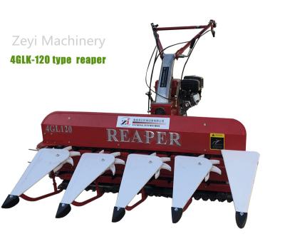 China Cut-out of a Walk-Behind Wheat Windrower Rice Millet Small Harvester Universal Agricultural Machinery for sale