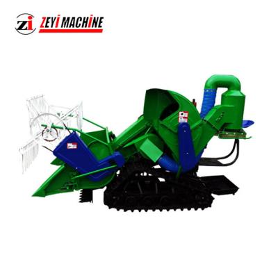 China 4HYC-1.2E 98HP Rice Crawler Type Paddy Rice Mini Combine Harvester For Sale Price for sale