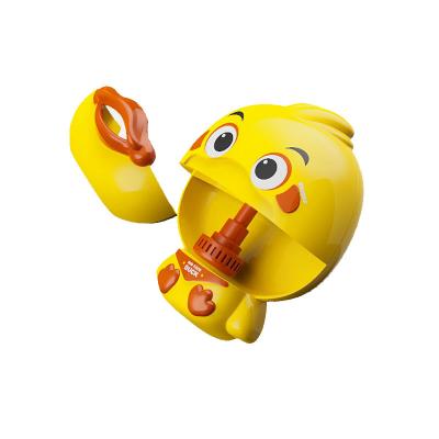 China Yellow Duck Cute Bath Toys Bubble Ducks with Music Automatic Bubble Machine for Kids Shower Time Early Educational Funny Toys for sale