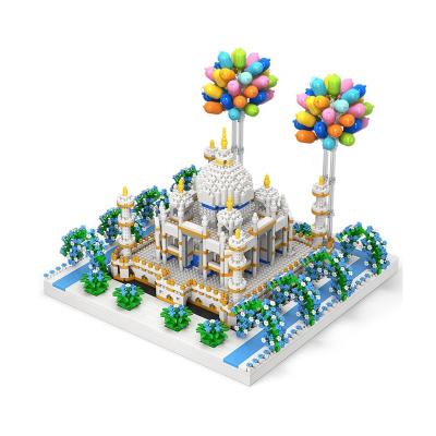 China Toy Construction Tower Eiffel Tower Micro Bricks Sets Taj Mahal Decoration Model Building Eiffel Building Block The Set Collection For Children for sale