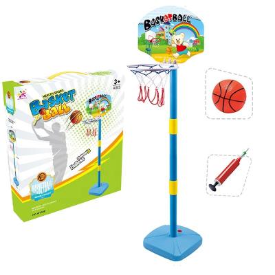 China Indoor Outdoor Educational Outdoor Sports Stand Adjustable Height Mini Basketball Hoop With Balls And Pump Set For Family Games Toys For Kids for sale