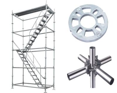 China Hot Dipped Galvanized Industrial Construction Scaffolding Ringlock System 48.3MM for sale