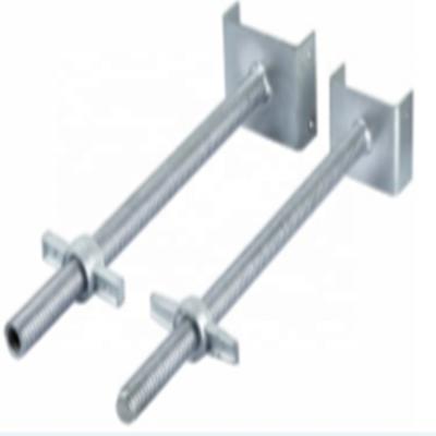 China Q235 Construction Use Jack Industrial Galvanized Adjustable Base Screw Jack for sale