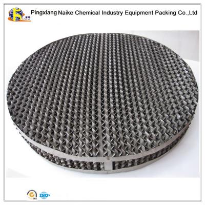 China Stainless Steel 316 Metal Sheet Perforated Structured Packing 350Y For Distillation Column for sale