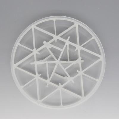 China Pe Pp Pvdf Plastic Random Tower Packing Snowflake Ring Media for sale