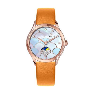 China Water Resistant Factory Direct Sale Custom Your Own Brand Women Fashion Casual Leather Wristwatch Ladies Watch Female Women's Quartz Watch for sale