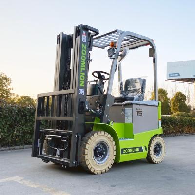 China Building Material Shops Best Price 1.5tons Full Electric Forklift Machine for sale