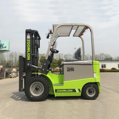 China Building Material Stores Electric Forklift fb25 Full Load Capacity 2.5ton for sale