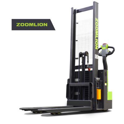 China Garment Shops Zoomlion Factory Supply Electric Stacker 1.2 Tons Walkie Type 2.5 Meters Lifting Height for sale