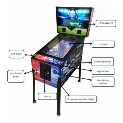 China SR-1 Virtual Pinball Game Machine for sale